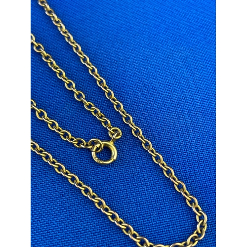 22 - 9ct Gold Chain 4.44g 410.5cm Long