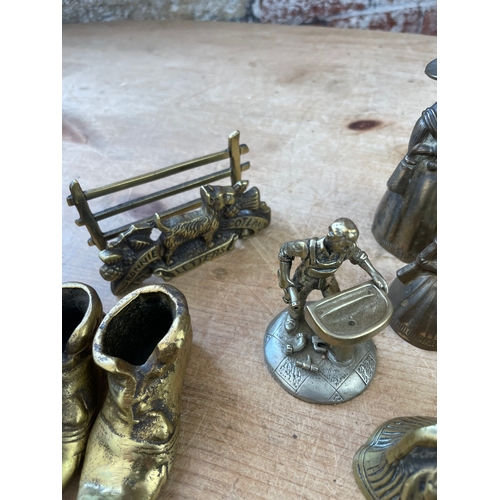 237 - Small Metalware & Brass Items Inc. Erotic Bottle Opener