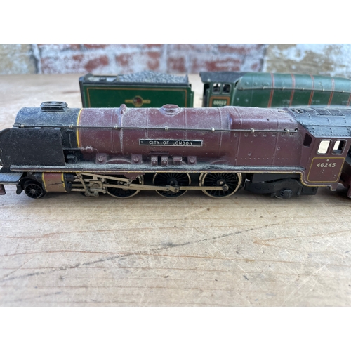 73 - Hornby Dublo City Of London & Triang 00 Gauge Malard Electric Trains