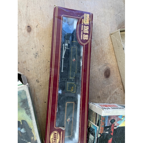 76 - Vintage AirFix Trains & Boxes