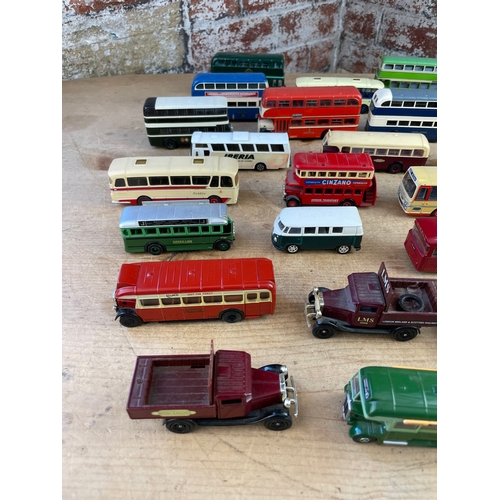 80 - Collectable Die Cast Busses & Other Vehicles