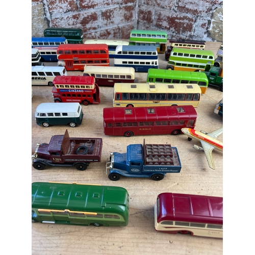 80 - Collectable Die Cast Busses & Other Vehicles