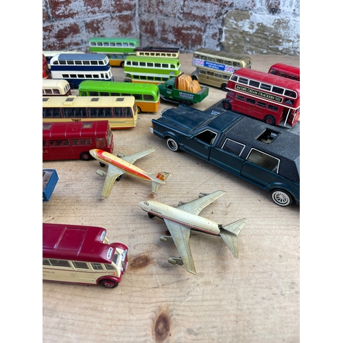 80 - Collectable Die Cast Busses & Other Vehicles