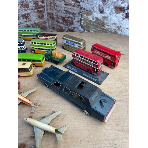 80 - Collectable Die Cast Busses & Other Vehicles