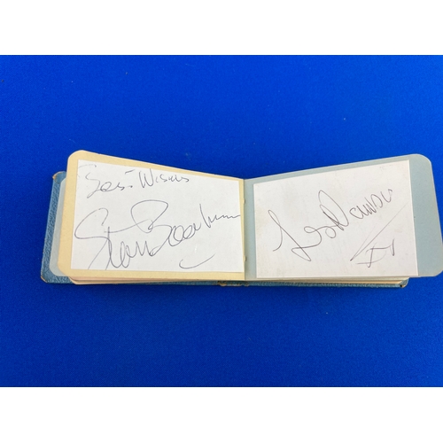 289 - Vintage Autograph Book Containing Signatures From, Neil Diamond, Les Dawson, Halifax RFL Players, Yo... 