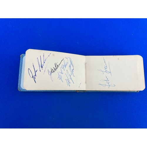 289 - Vintage Autograph Book Containing Signatures From, Neil Diamond, Les Dawson, Halifax RFL Players, Yo... 