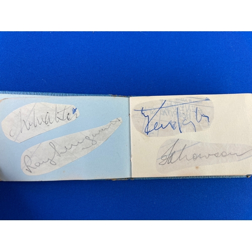 289 - Vintage Autograph Book Containing Signatures From, Neil Diamond, Les Dawson, Halifax RFL Players, Yo... 