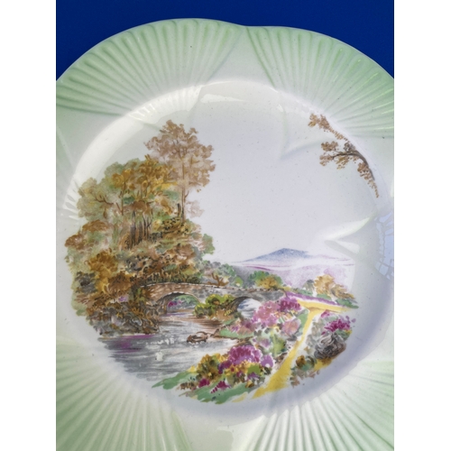 405 - Art Deco Shelley Sandwich / Cabinet Plate