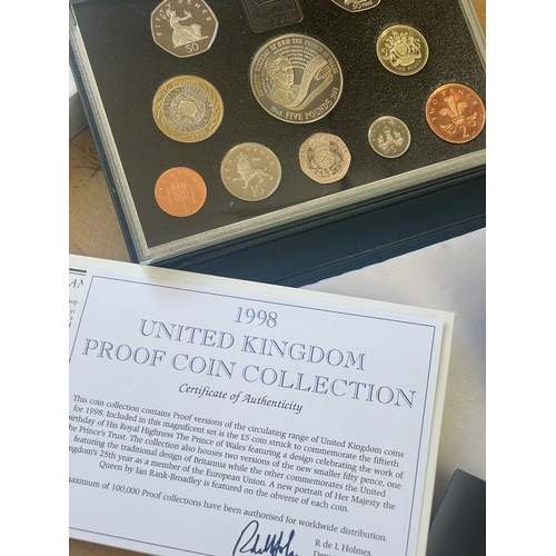 43 - The Royal Mint Coin Proof Sets, 26 Year Run, 1983 to 2008. All In Original Boxes With Certificates