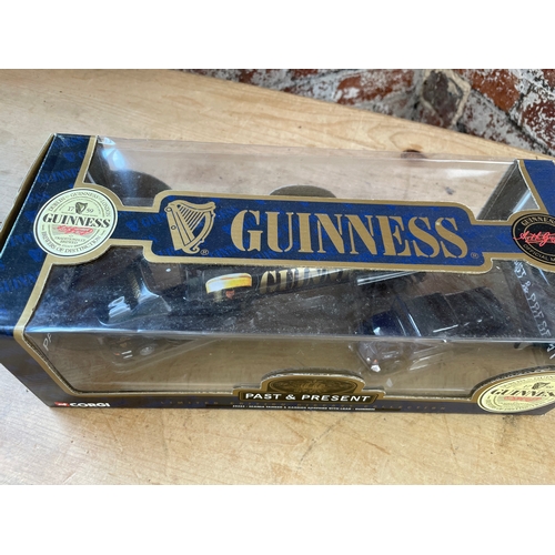 84 - Corgi Guinness Past & Present Die Cast Vehicles & Red & White Mini