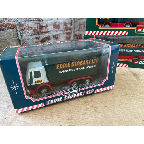 85 - Three Eddie Stobart Corgi Die Cast Vehicles