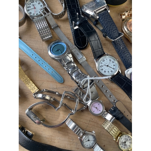 30 - Large Group Of Dress Watches Many Brands.