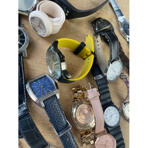 30 - Large Group Of Dress Watches Many Brands.