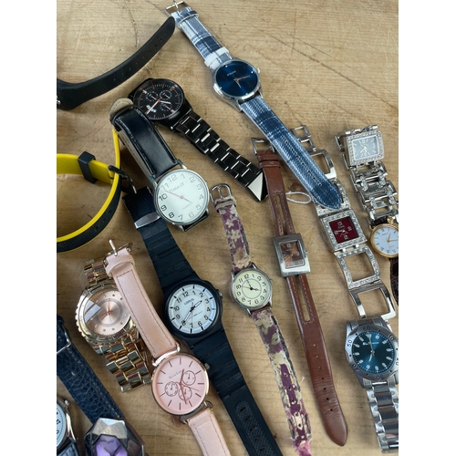 30 - Large Group Of Dress Watches Many Brands.