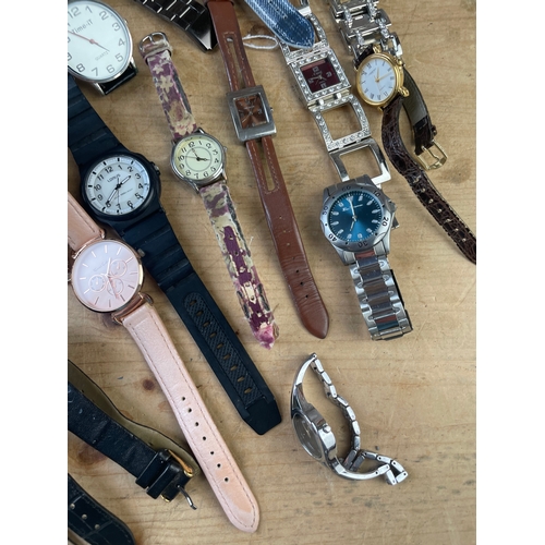 30 - Large Group Of Dress Watches Many Brands.