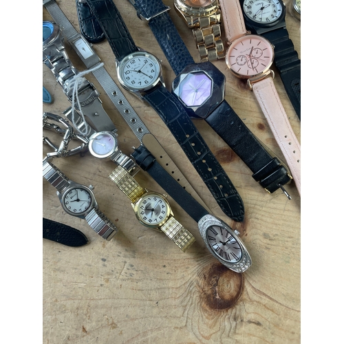 30 - Large Group Of Dress Watches Many Brands.