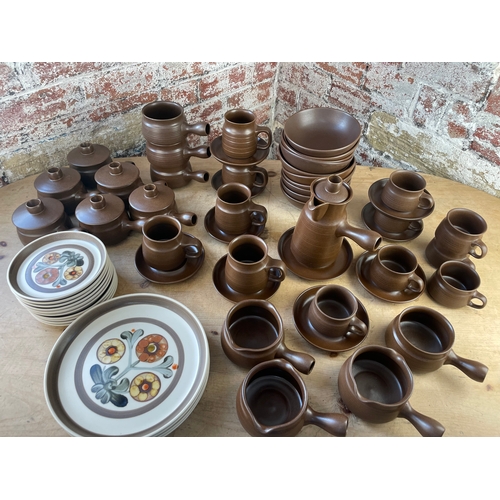 366 - Large Quantity Of Denby Style Stoneware Items