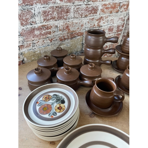 366 - Large Quantity Of Denby Style Stoneware Items