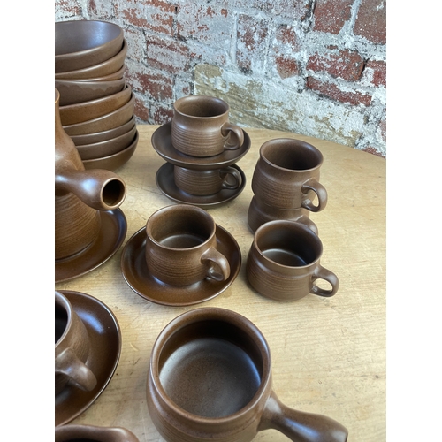 366 - Large Quantity Of Denby Style Stoneware Items