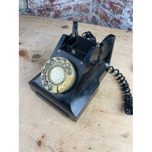 147 - Vintage Bakelite GPO Telephone. Converted, Receiver Needs Attention.