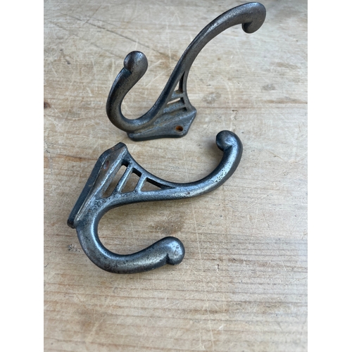 163 - Pair Of Art Deco Coat Hooks