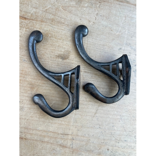 163 - Pair Of Art Deco Coat Hooks