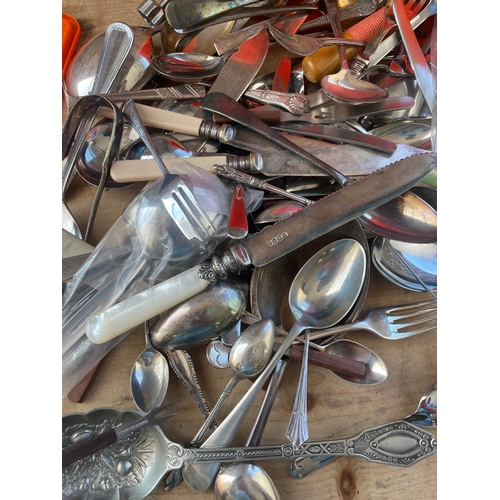 133 - Vintage Flatware Inc EPS, Mother Of Pearl etc.