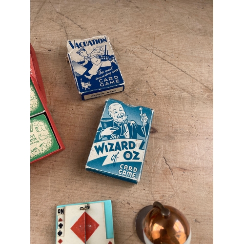 116 - Vintage Card Games & Two Bridge Card Markers