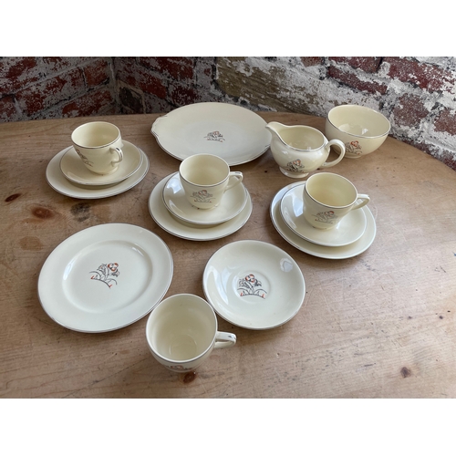 361 - Vintage Johnson Bros Four Piece Tea Service