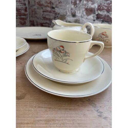 361 - Vintage Johnson Bros Four Piece Tea Service