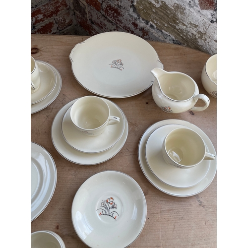 361 - Vintage Johnson Bros Four Piece Tea Service