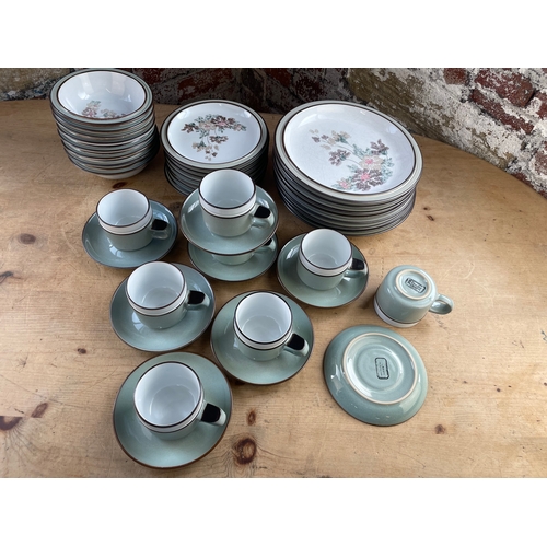 363 - Denby Stoneware 8 Piece Dinner & Tea Service Complete.