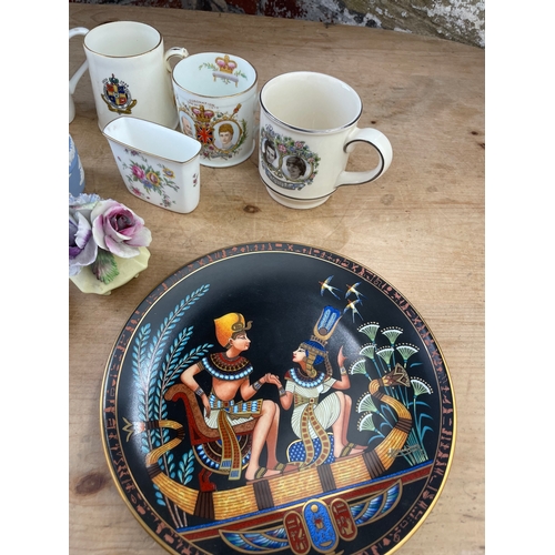 121 - Mixed Collectables Inc. Royal Albert, Jasperware, Royal Commemorative Items, Minton Etc.