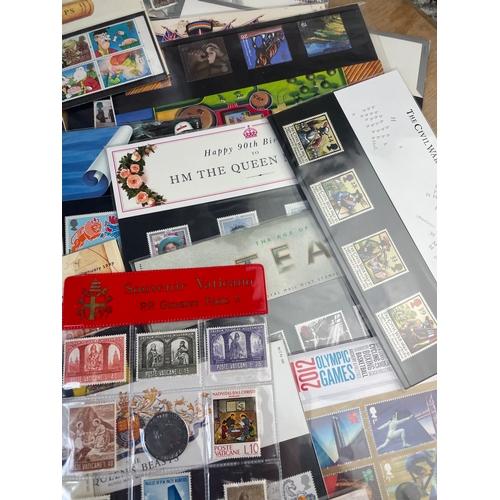 122 - Large Quantity Of Royal Mail Mint Stamps & First Day Covers