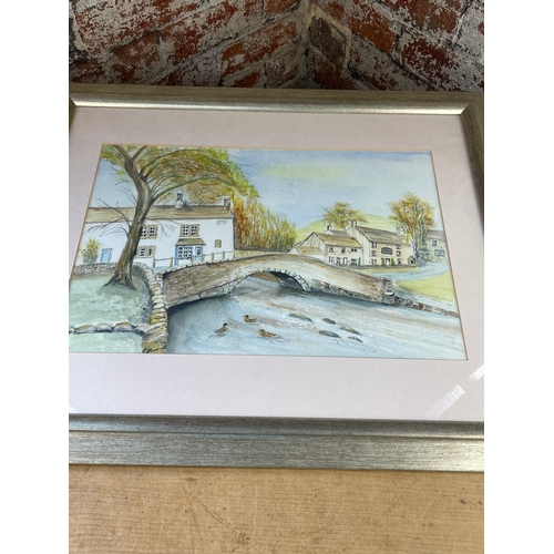 358 - Signed Watercolour By Unknown Artist. Signature Has Faded.