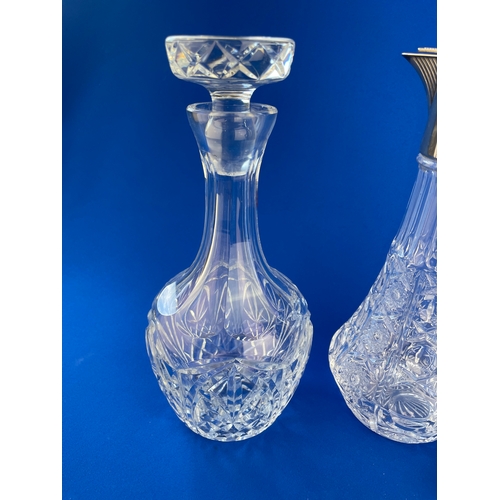 420 - Four Good Quality Cut Crystal Decanters