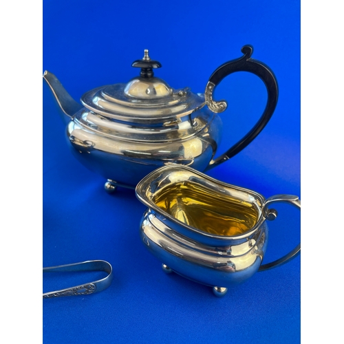 186 - Good Quality EPNS Tea Set