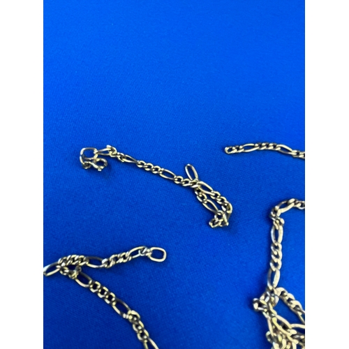 12 - Broken 9ct Gold Necklace 3.34g