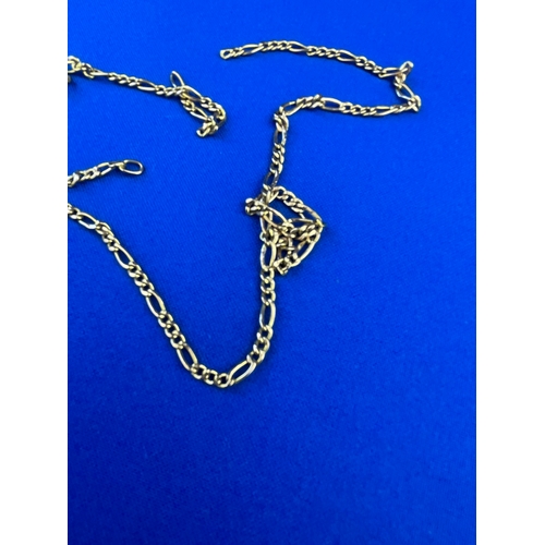 12 - Broken 9ct Gold Necklace 3.34g