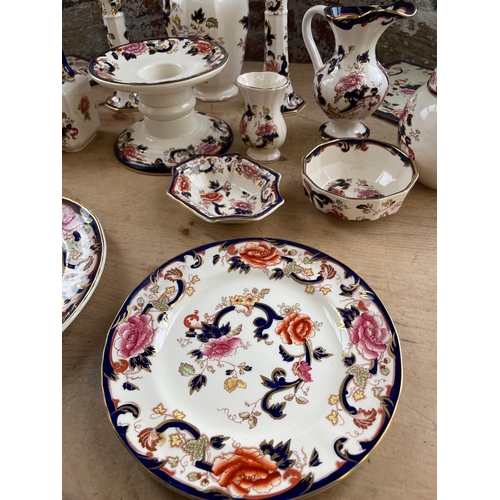 373 - Quantity Of Masons Ironstone Mandalay Pattern Items