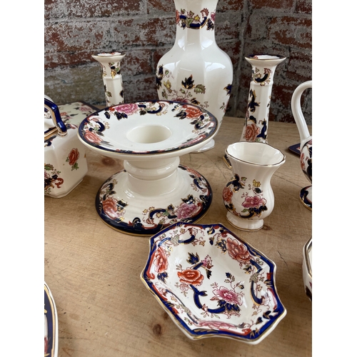 373 - Quantity Of Masons Ironstone Mandalay Pattern Items