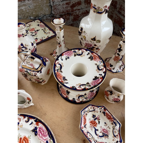 373 - Quantity Of Masons Ironstone Mandalay Pattern Items