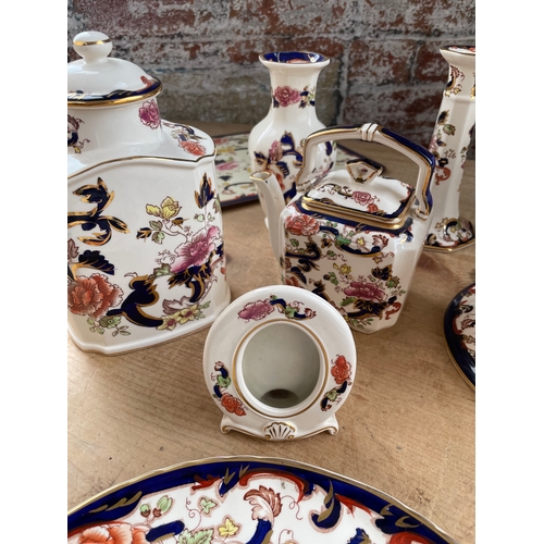 373 - Quantity Of Masons Ironstone Mandalay Pattern Items