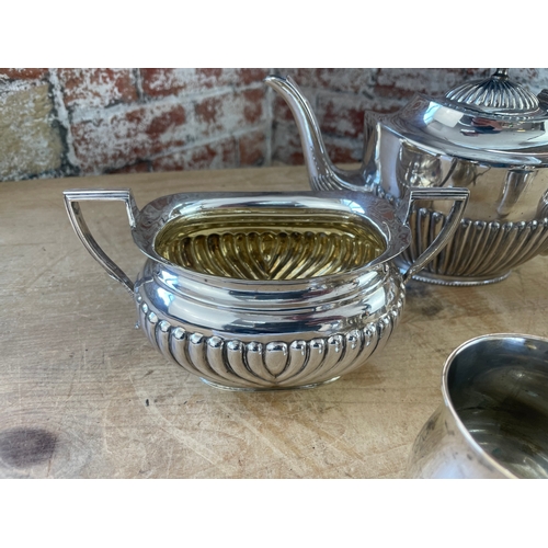 207 - Good Quality EPNS Tea Service & Other Items.