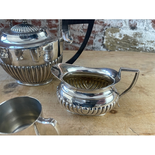 207 - Good Quality EPNS Tea Service & Other Items.