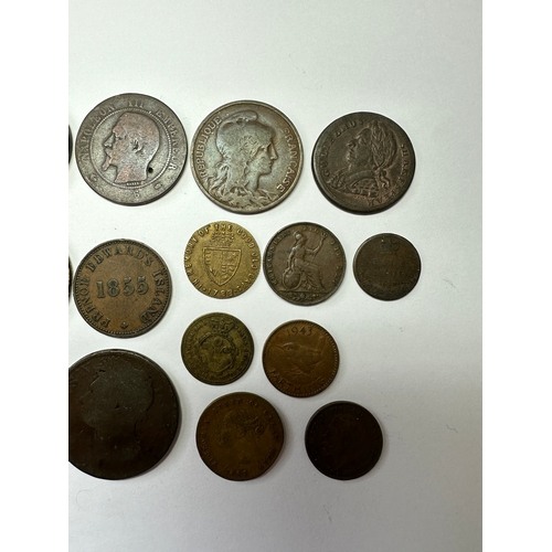 38A - Collection of Coinage Dating from 1689 Irish Half Crown Gun Money 1700's, 1800's Through to 1940's