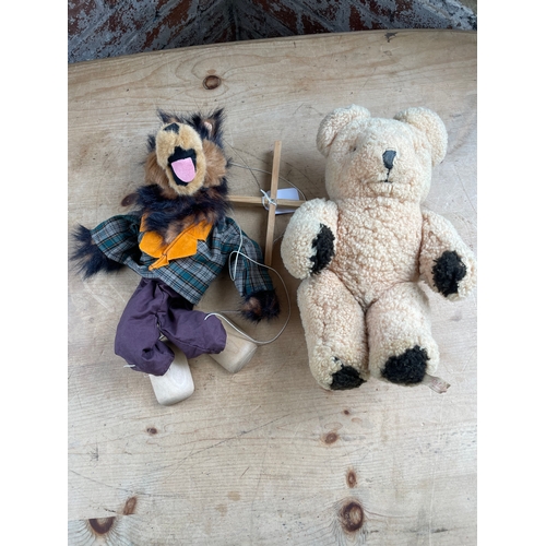 151 - Puppet & Vintage Tinker Bell Products Teddy Bear