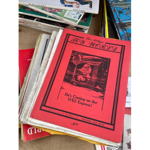 148 - Large Collection Of Vintage Antique Toy Magazines