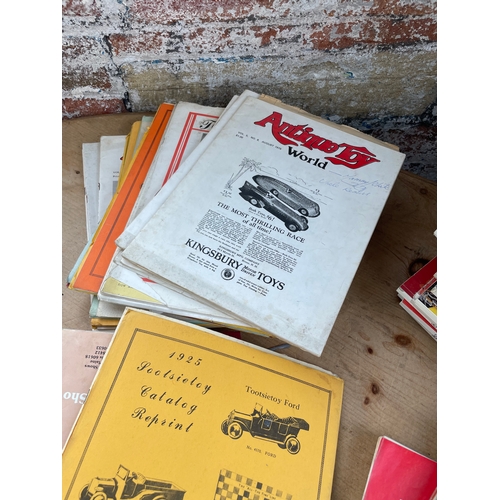 148 - Large Collection Of Vintage Antique Toy Magazines