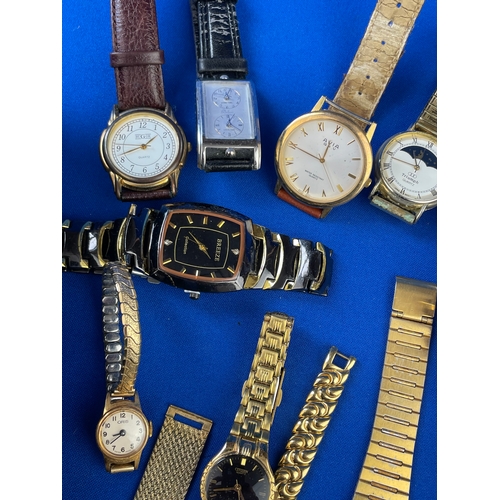 164 - Lot Of Dress Watches Inc. Rotary & Krug-Bailmen